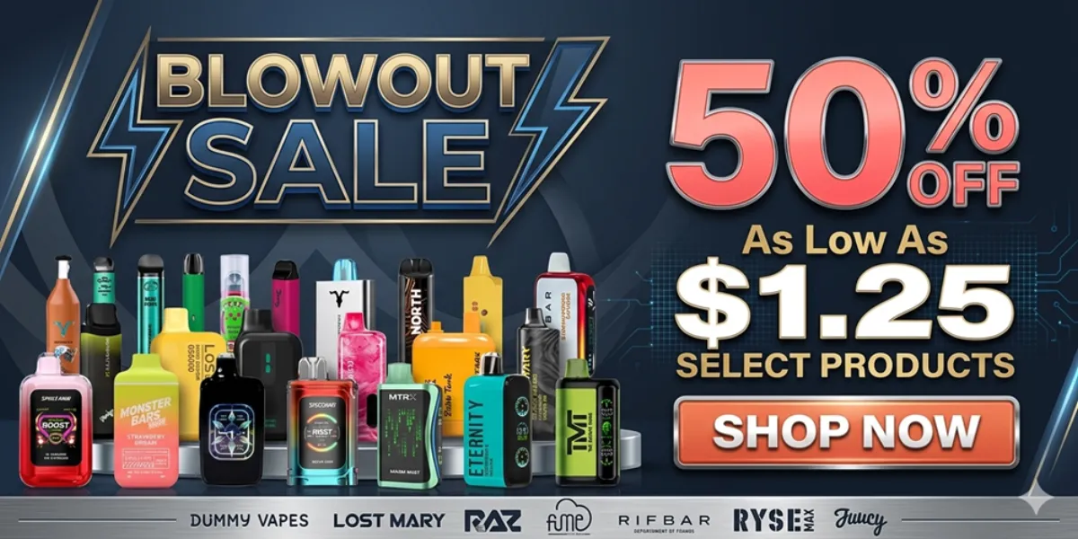 50% Off Blowout Sale